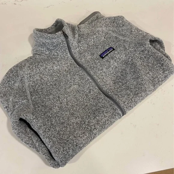 Patagonia Heathered Gray Zip-Up Jacket - Picture 2 of 5